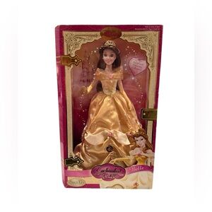 Disney Brass Key Keepsake Princess Enchanted Tales Belle 16" Porcelain Doll 2007